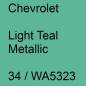 Preview: Chevrolet, Light Teal Metallic, 34 / WA5323.